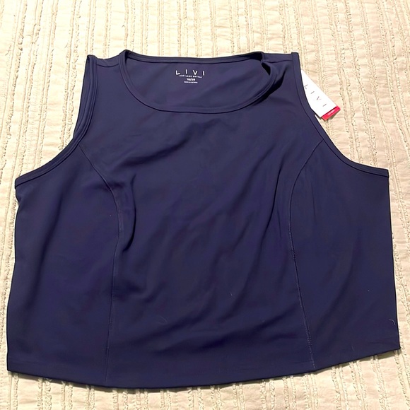 Livi Active Navy Blue Tank Top - Picture 3 of 7
